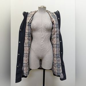 Vintage Pre-owned Burberry Coat Defects removable quilted nova check liner A